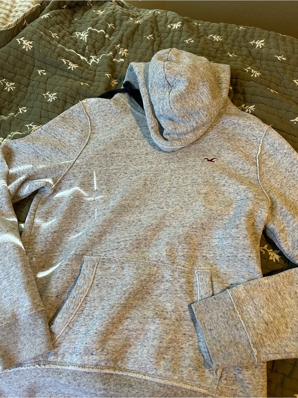 hollister grey hoodie